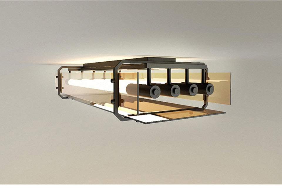 IIS Voome - Ceiling Light Fixtures 30Inch Minimalist Light Tubes 32W Chandelier Glass