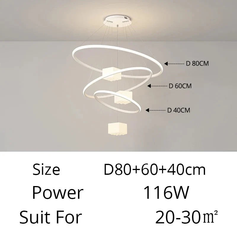 Qiyi Korkie Modern LED Chandelier
