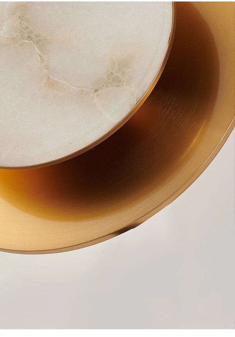 Marble Copper Luxury Wall Light