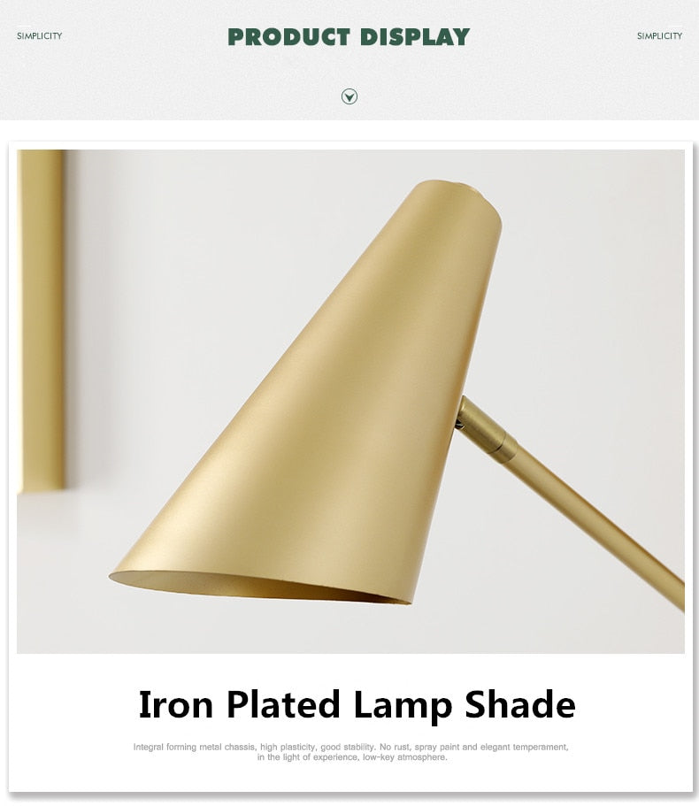 Modern Adjustable Swing Arm Lamp