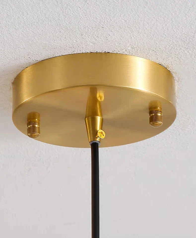 Ring Design Glass Ball Chandelier