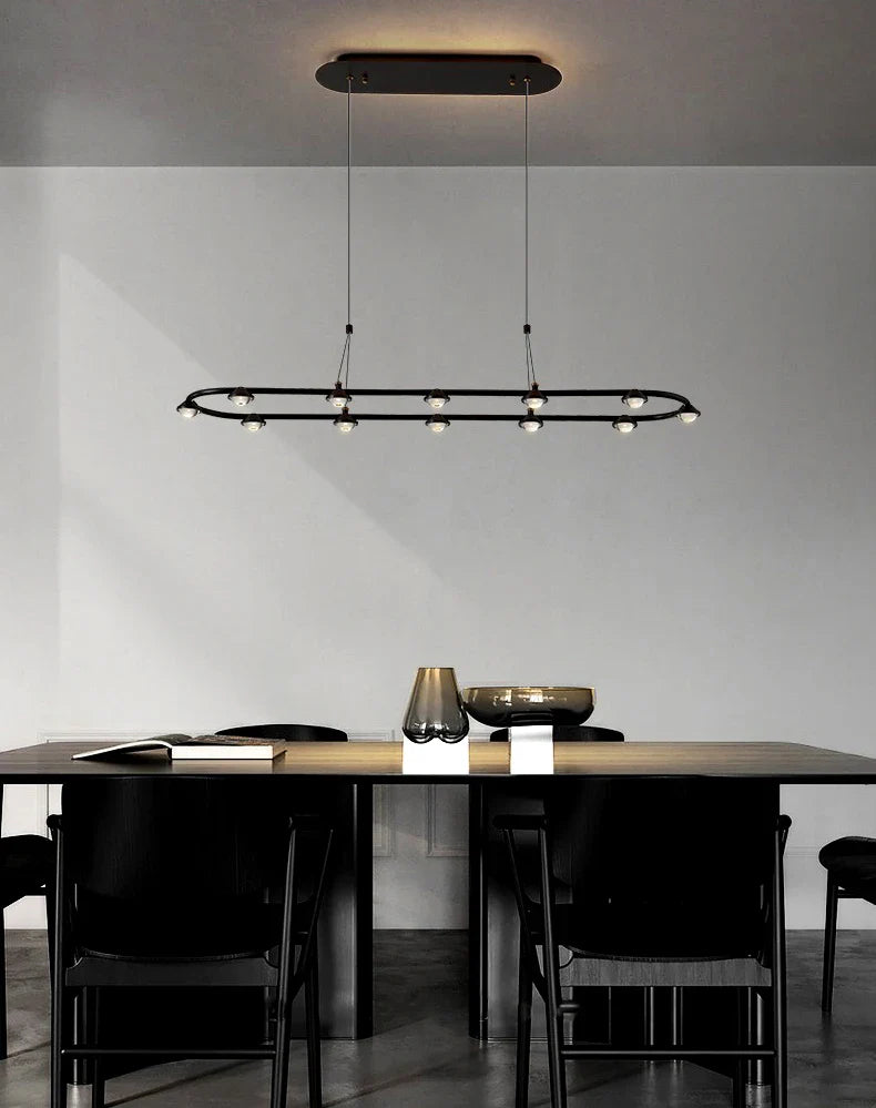 Oval Modern Pendant Lamp Decor