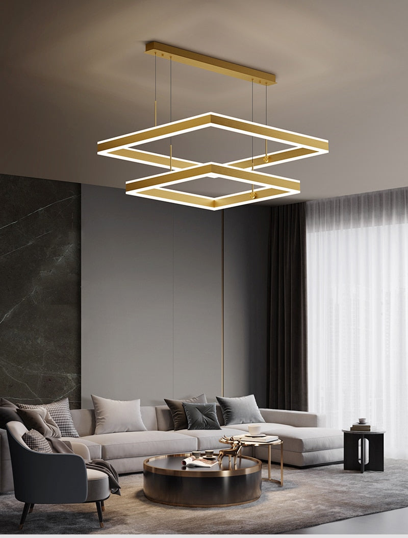 Ylk Kare Modern LED Chandelier