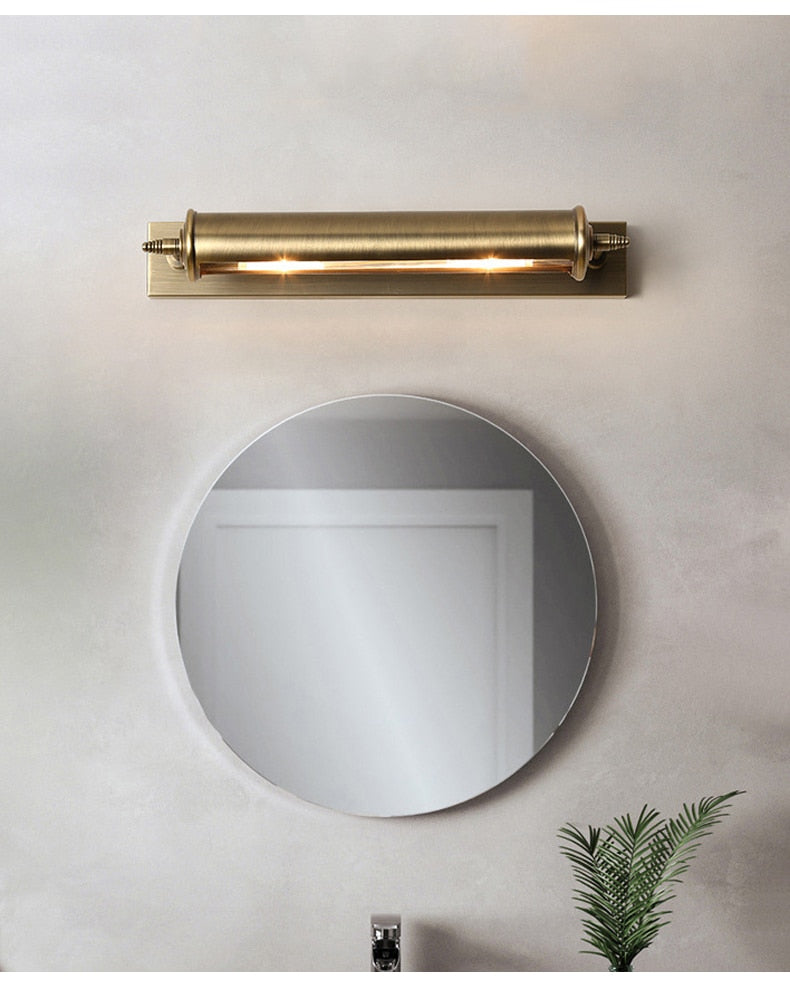 Wcus Vintage Bronze Bathroom Light