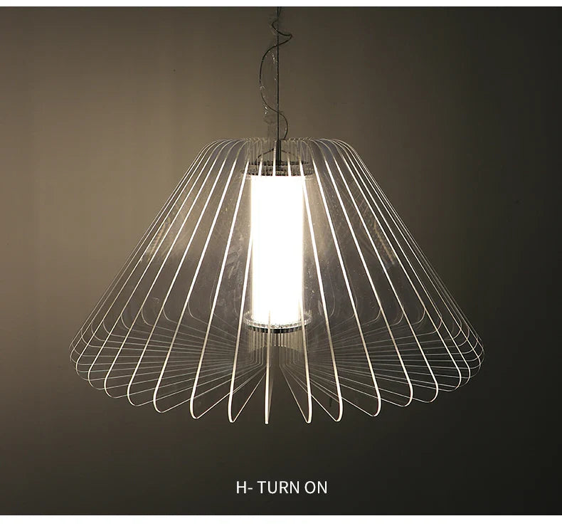 Modern Acrylic Pendant Lamp LED Simple Dandelion Hanging Light