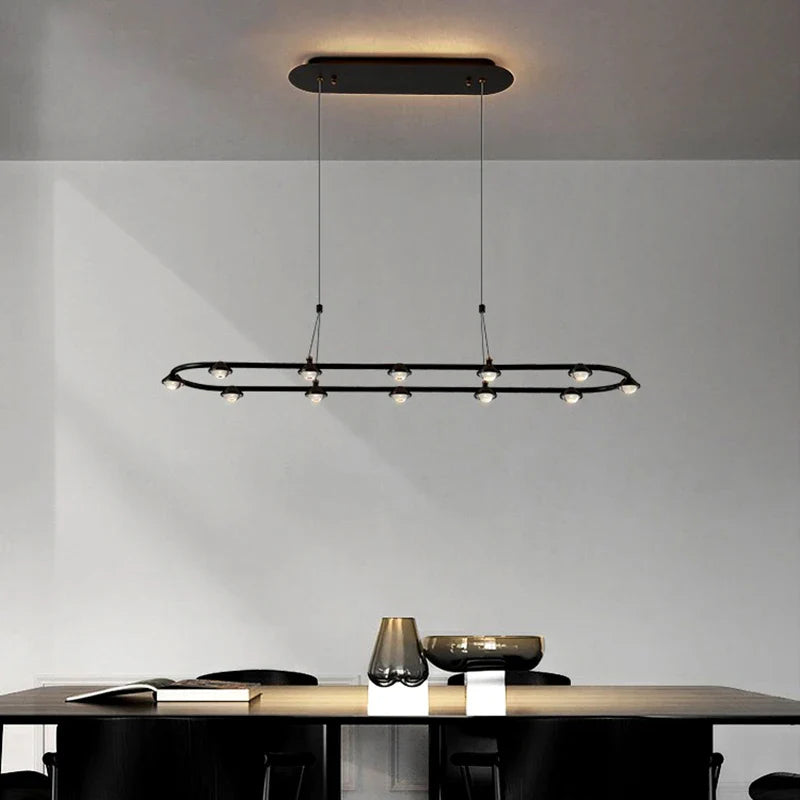 Oval Modern Pendant Lamp Decor