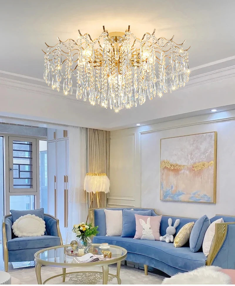 Ylk Jomnas Gold Ceiling Chandelier