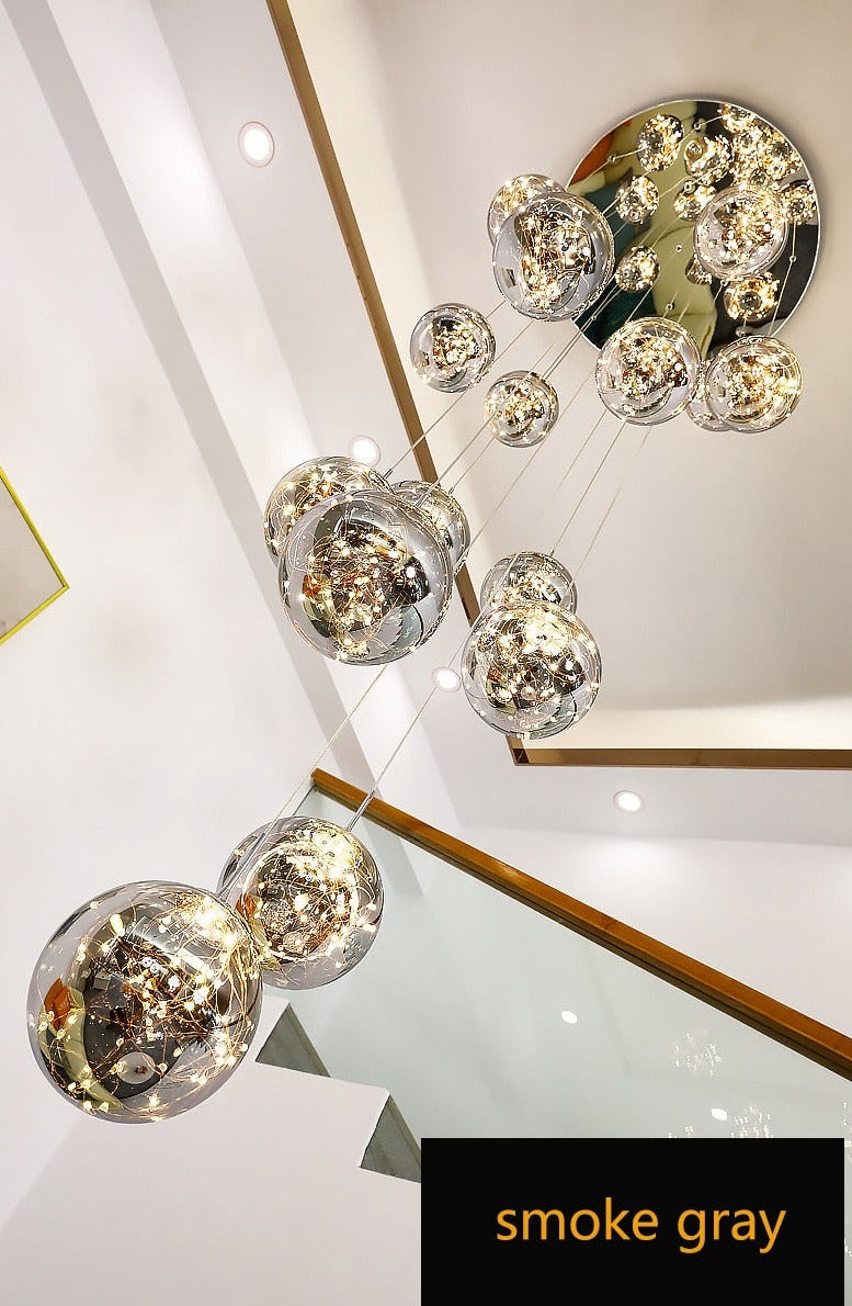 Yotal Modern Glass Ball Chandelier