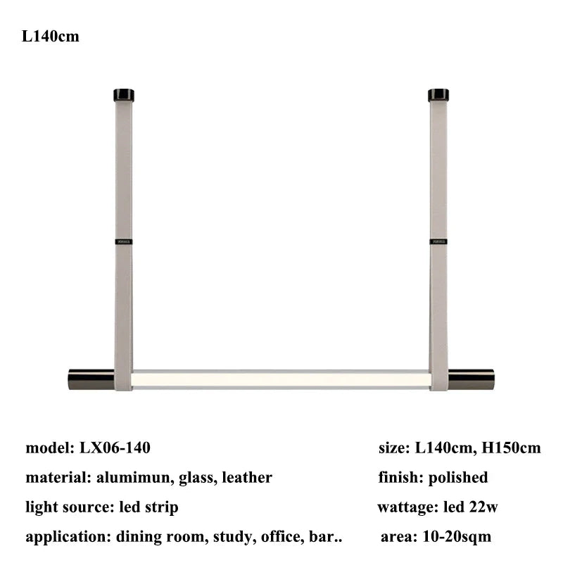Nordic Leather LED Pendant Light