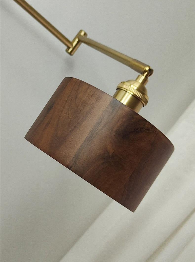 IW Noon Black Wooden -  Left Right Rotate LED Wall