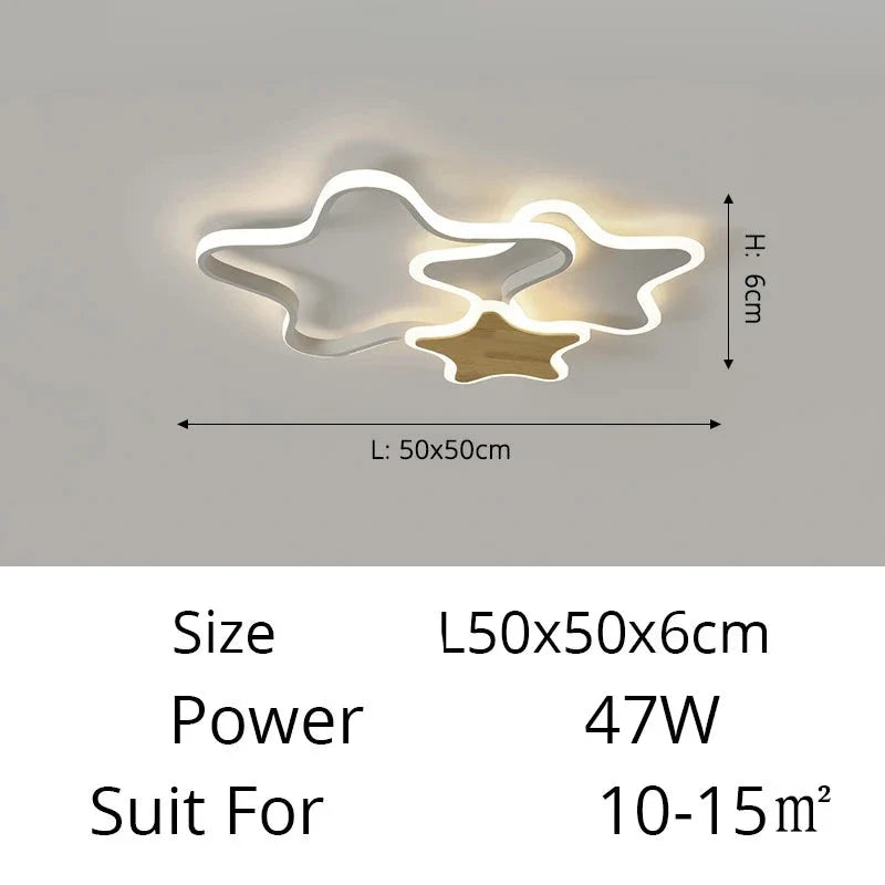 Qiyi Fluifust Modern LED Ceiling Fixture