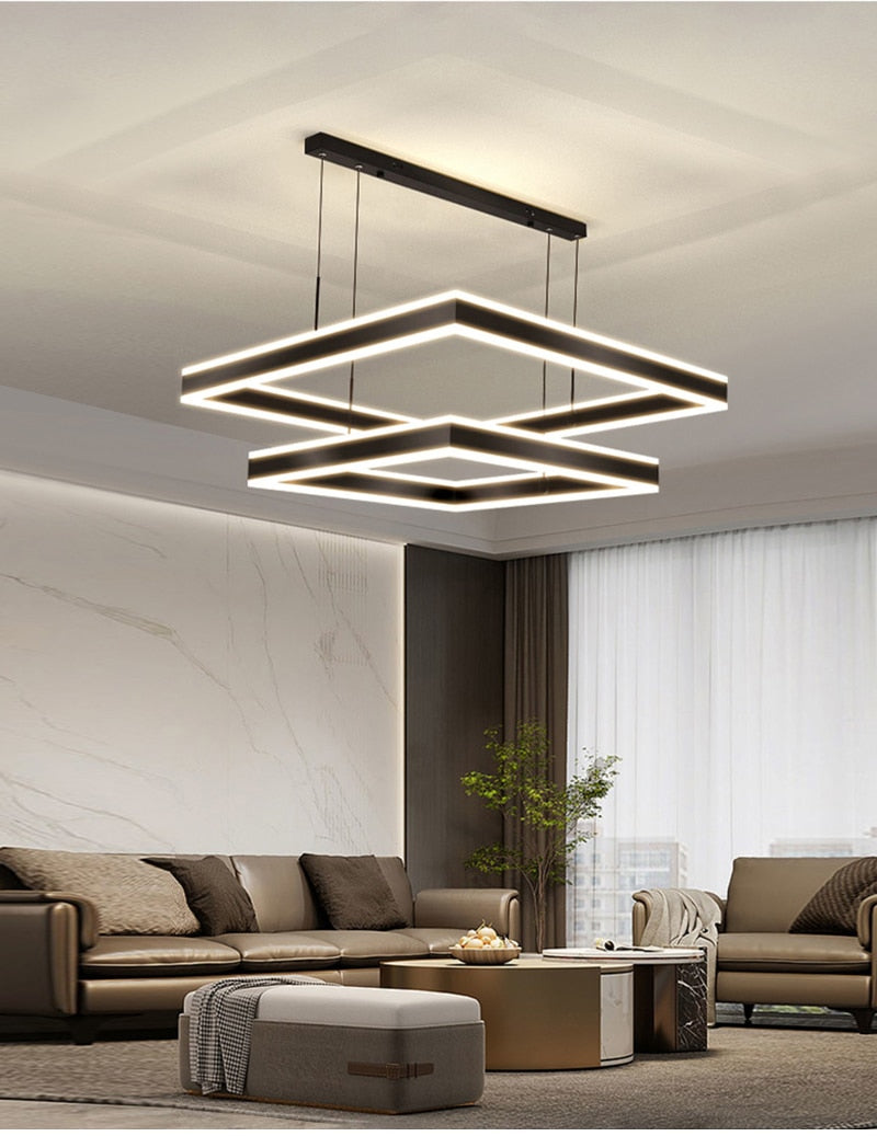 Ylk Kare Modern LED Chandelier