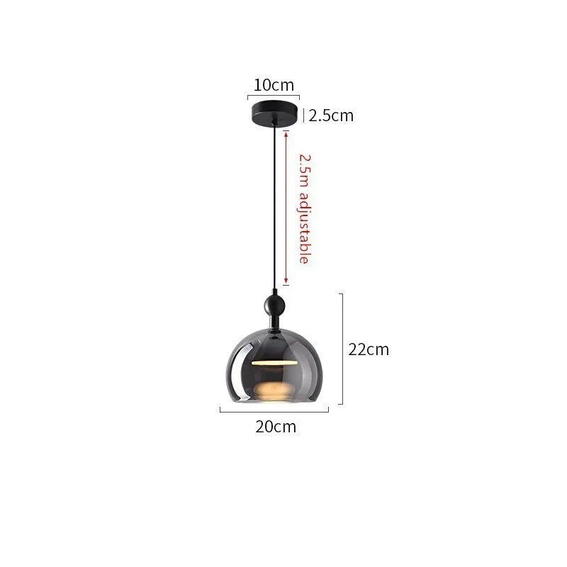 Modern Lustre Glass Pendant Lamps