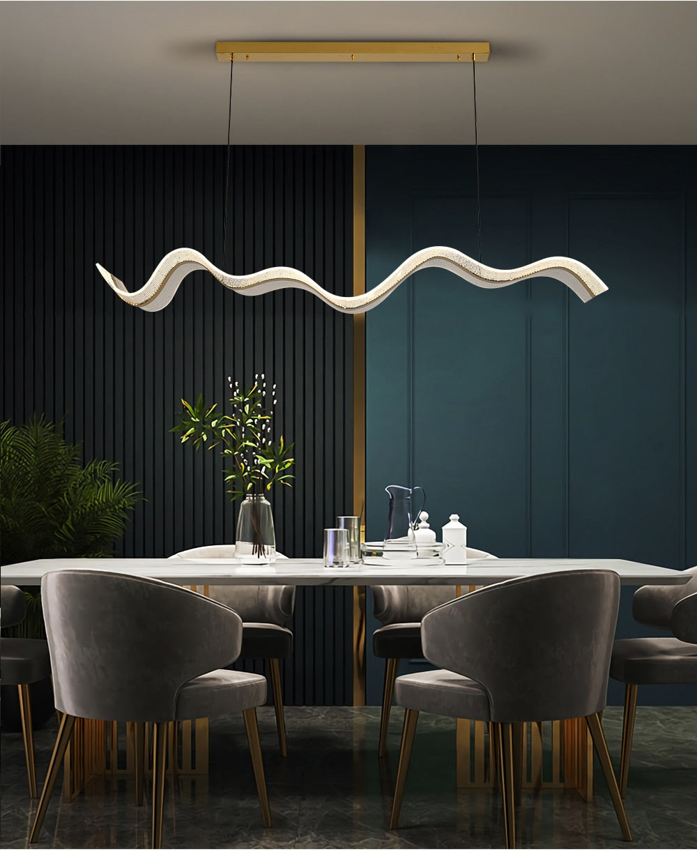Ylk Linvee Modern Wave Pendant Light