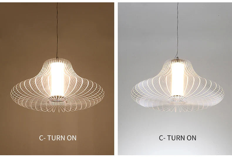 Modern Acrylic Pendant Lamp LED Simple Dandelion Hanging Light