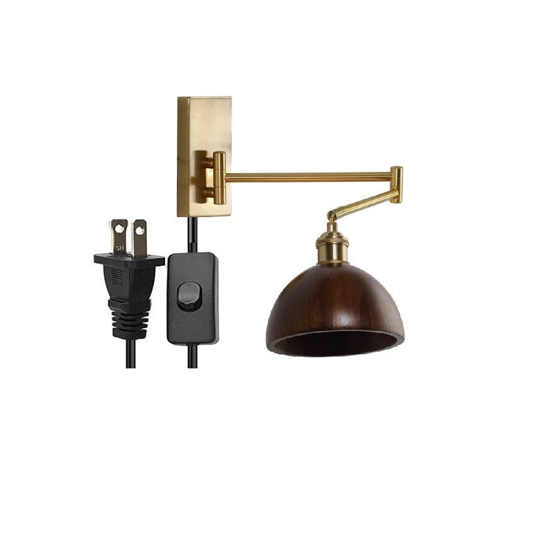 IW Noon Black Wooden -  Left Right Rotate LED Wall