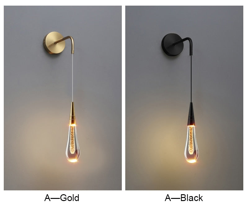 Blonche Post-Modern Crystal Wall Lights