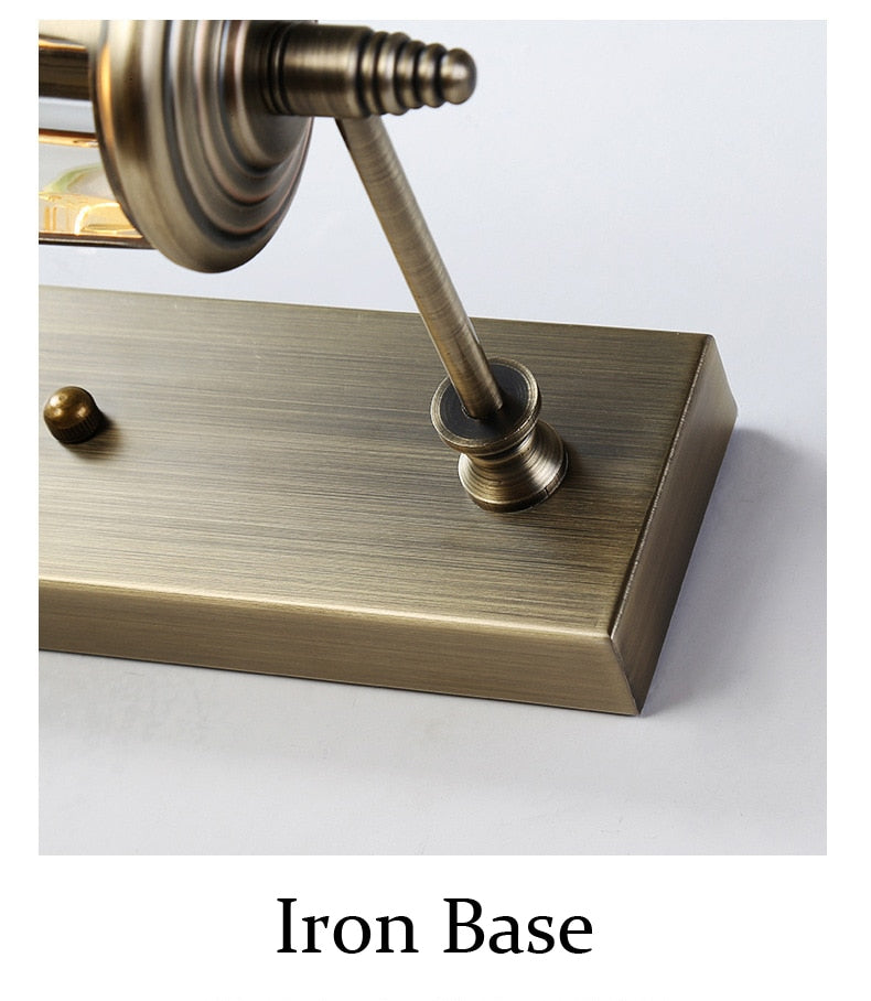 Wcus Vintage Bronze Bathroom Light