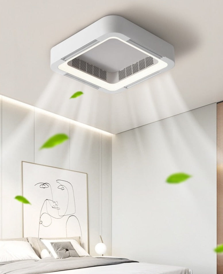 BTM Samong - Modern Bladeless App Ceiling Fan Lamp Remote control