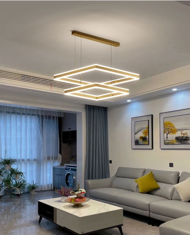 Ylk Kare Modern LED Chandelier