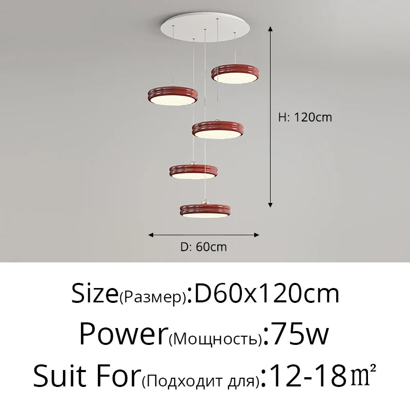 Qiyi Somdave Luxury Circular Pendant Light