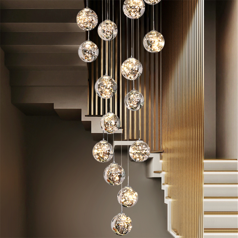 Yotal Modern Glass Ball Chandelier