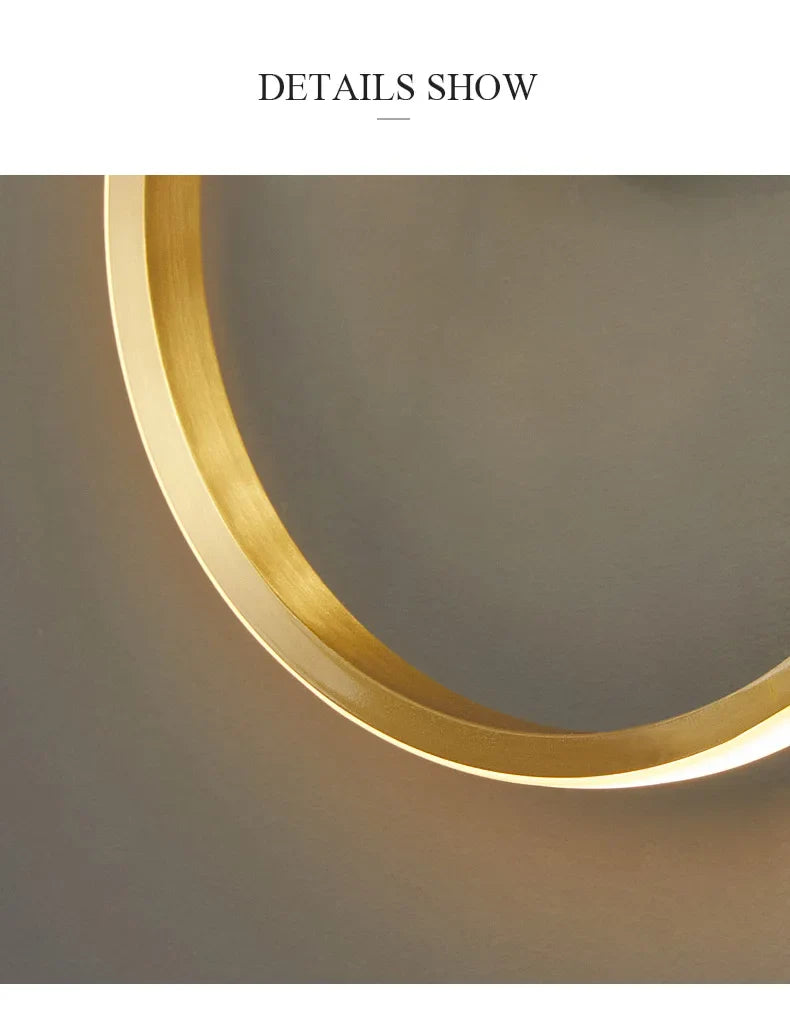 Nordic Oval Spotlight Wall Lamp