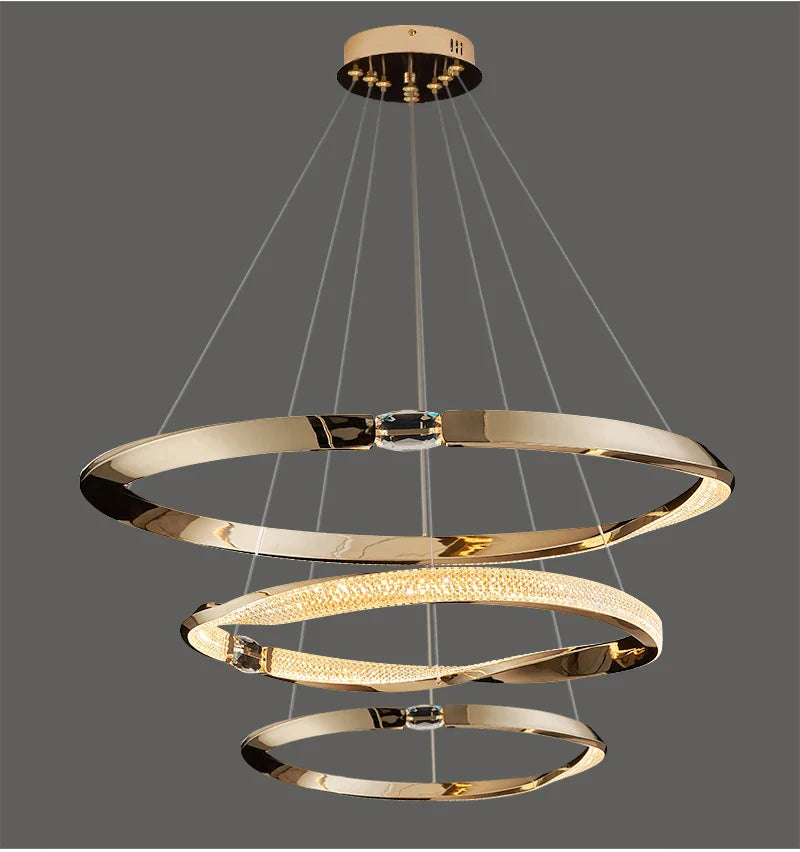 Ylk Bend Style Modern Chandelier