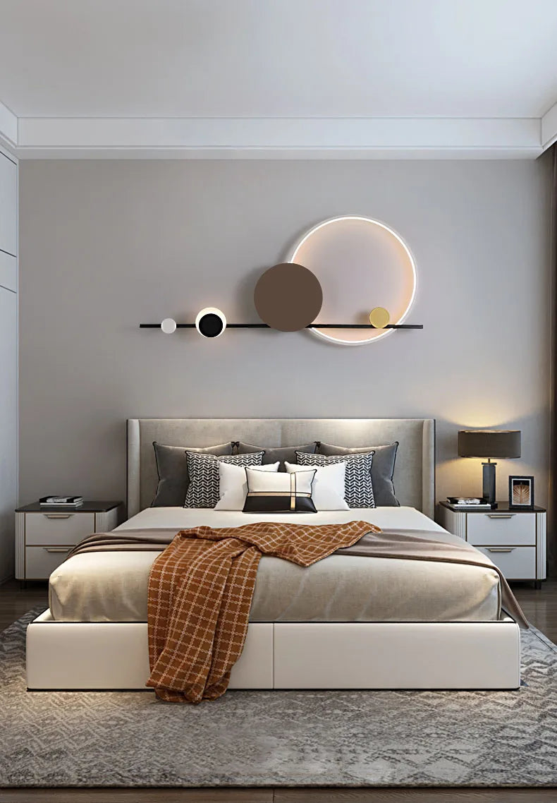Cerative LED Wall Lights Hotel Lobby Living Room Bedroom Wall Lamps