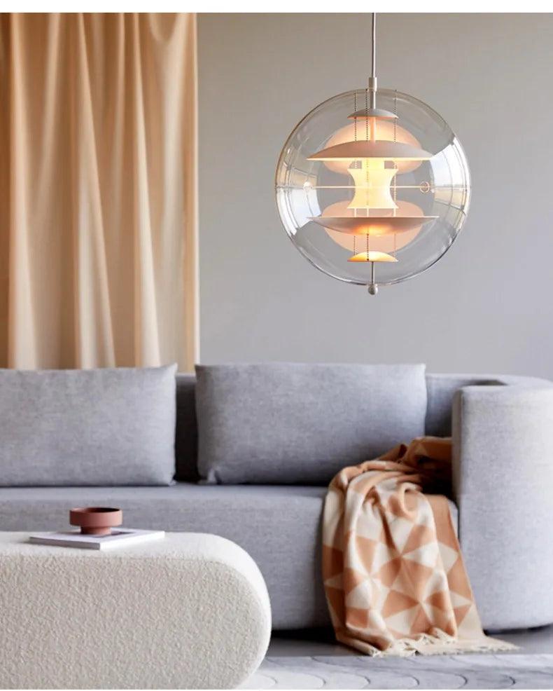 Denmark Nordic Designer Acrylic Planet Pendant Lights