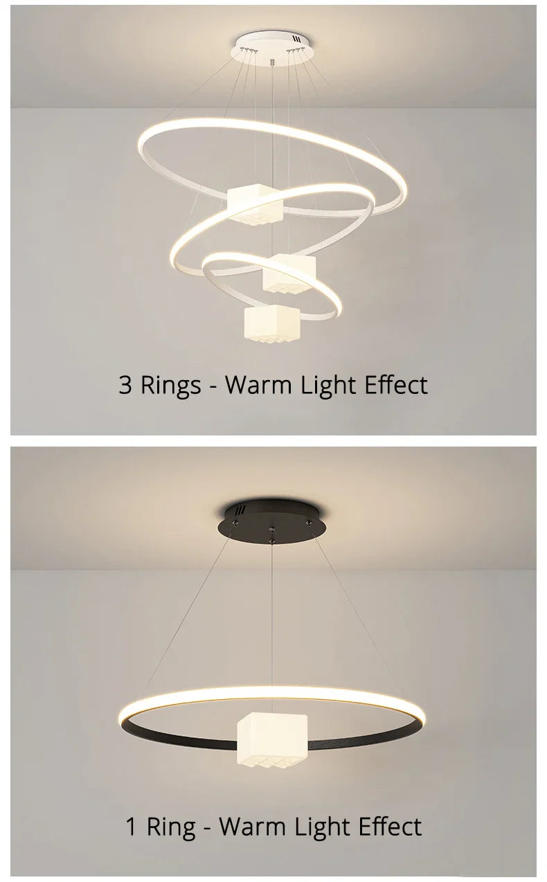 Qiyi Korkie Modern LED Chandelier