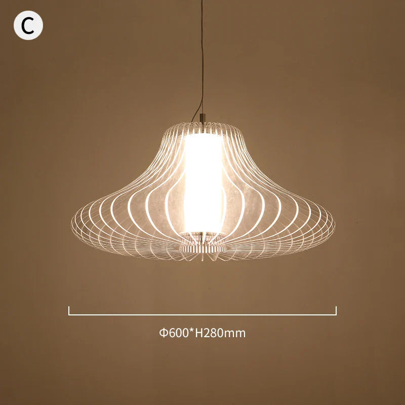 Modern Acrylic Pendant Lamp LED Simple Dandelion Hanging Light