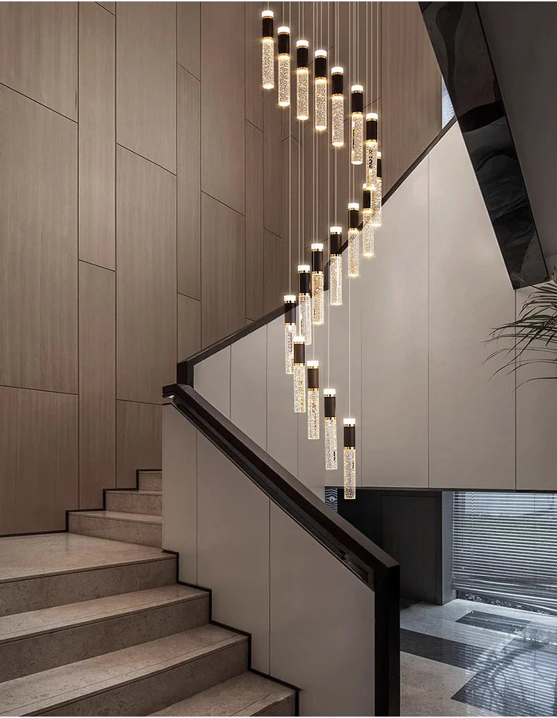 Ylk Spiral Design LED Chandelier