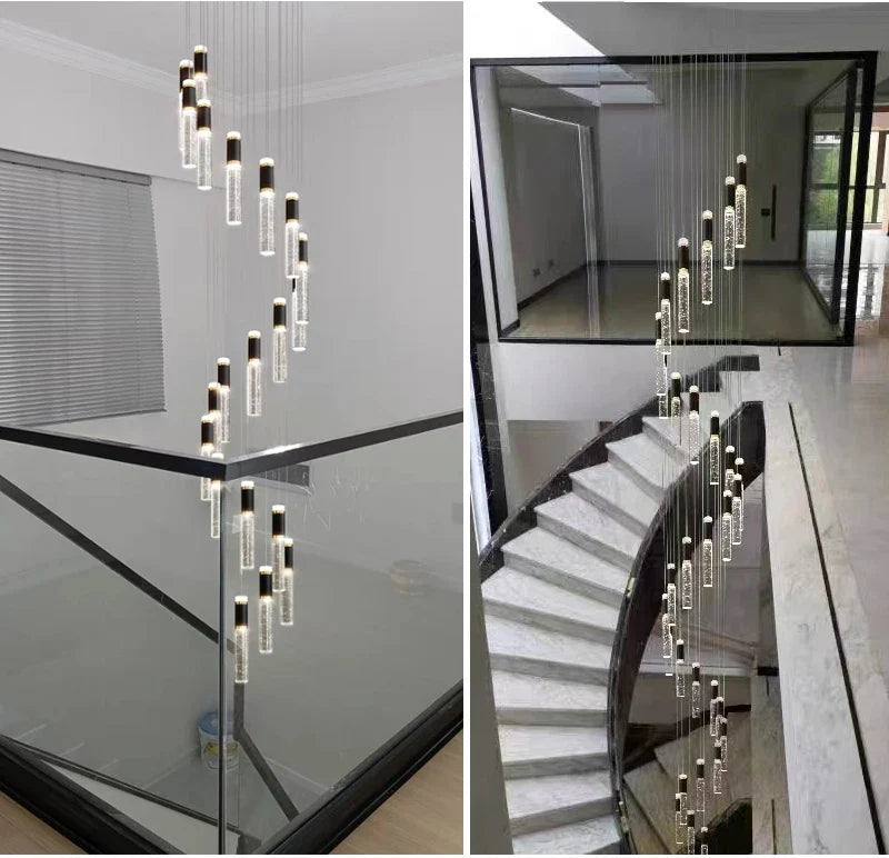 Ylk Spiral Design LED Chandelier