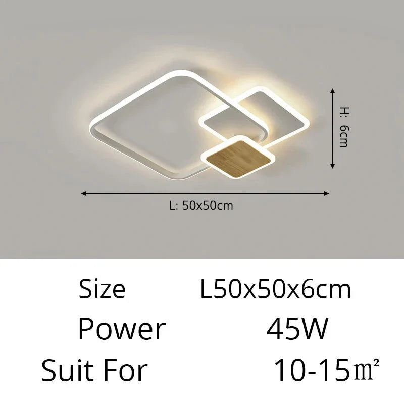 Qiyi Fluifust Modern LED Ceiling Fixture