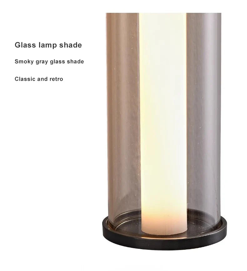 Full Copper + Glass Minimalist Wall Lamp Long Strip Mirror Makeup Light