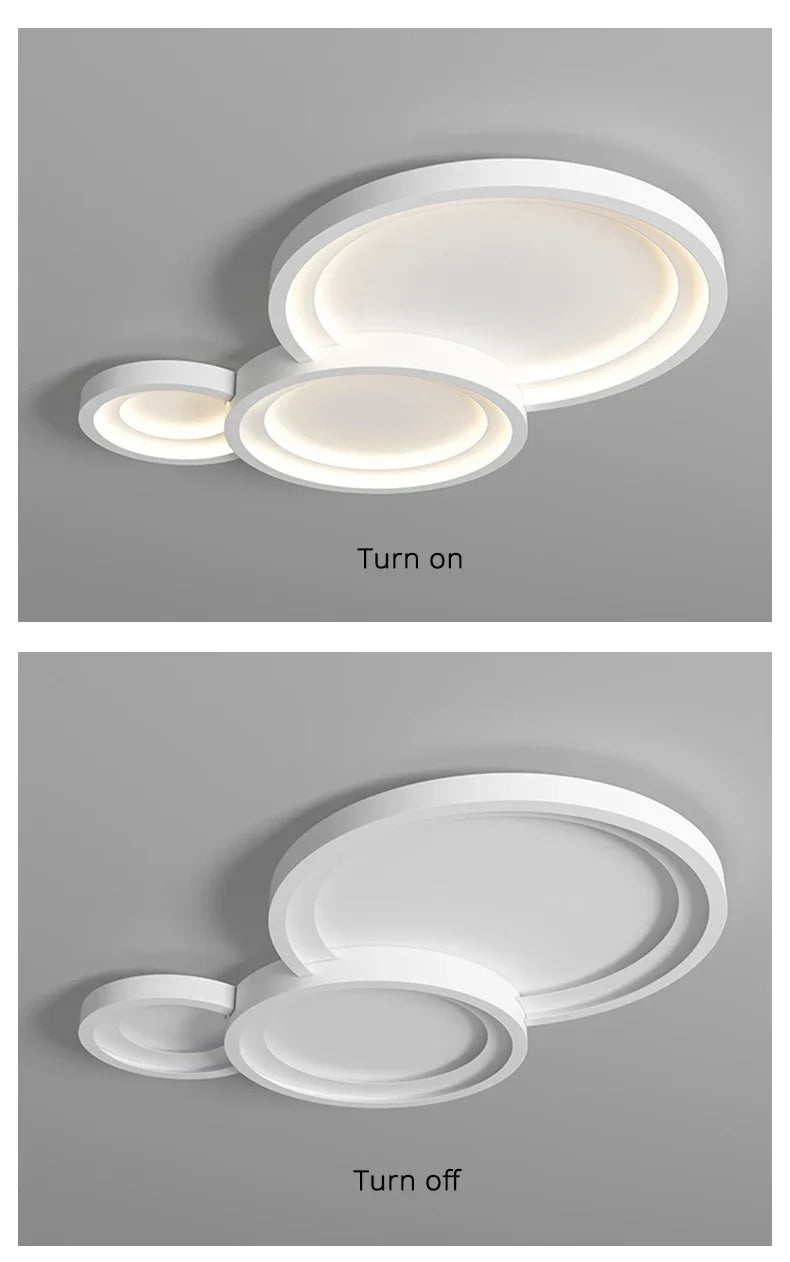 Qiyi Stylish Circle Ceiling Lamp