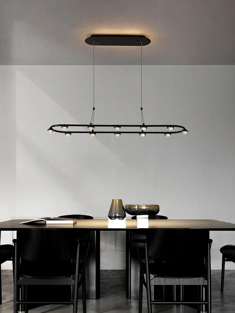 Oval Modern Pendant Lamp Decor