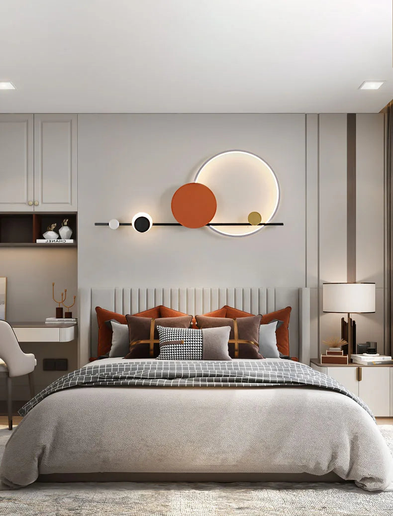 Cerative LED Wall Lights Hotel Lobby Living Room Bedroom Wall Lamps