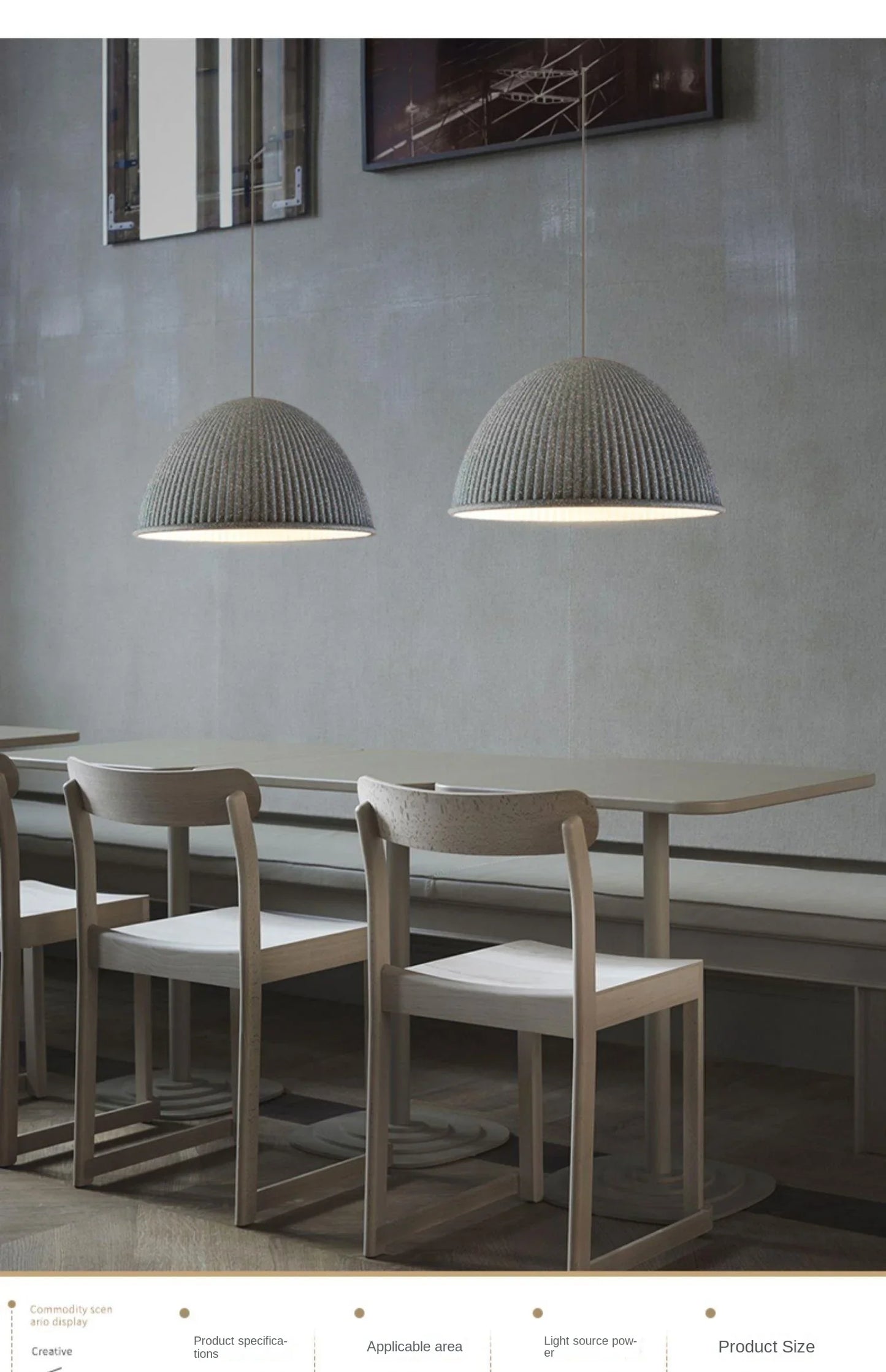 Wl Nordic Creative Resin Chandelier