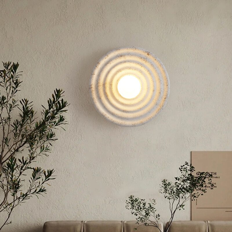TML Wabi-sabi - Round Circle Wall Lamp Japanese Style