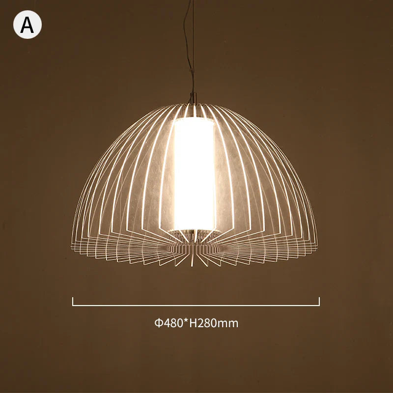 Modern Acrylic Pendant Lamp LED Simple Dandelion Hanging Light