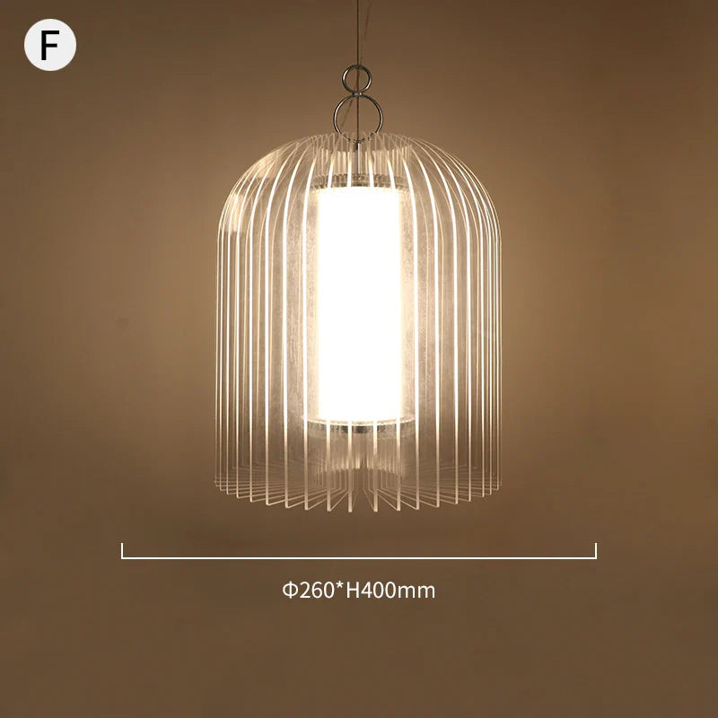 Modern Acrylic Pendant Lamp LED Simple Dandelion Hanging Light