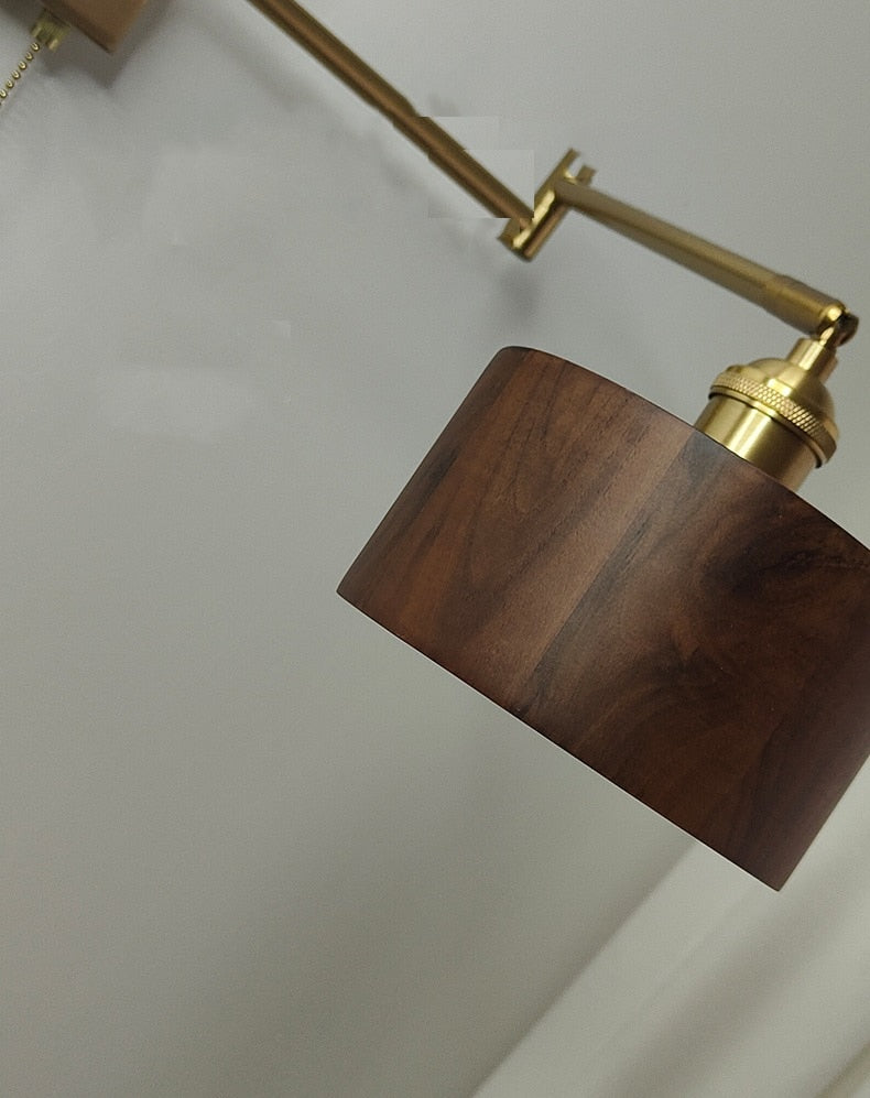 IW Noon Black Wooden -  Left Right Rotate LED Wall