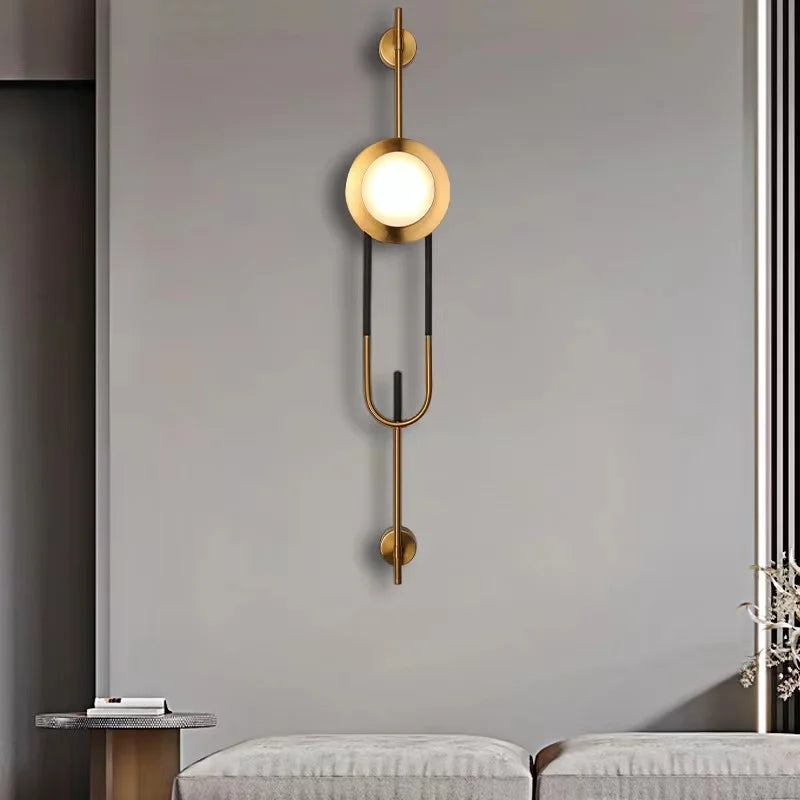 Marble Copper Luxury Wall Light