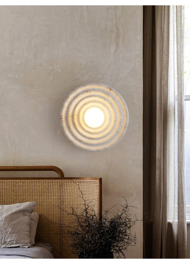 TML Wabi-sabi - Round Circle Wall Lamp Japanese Style