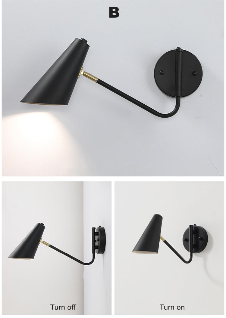 Modern Adjustable Swing Arm Lamp