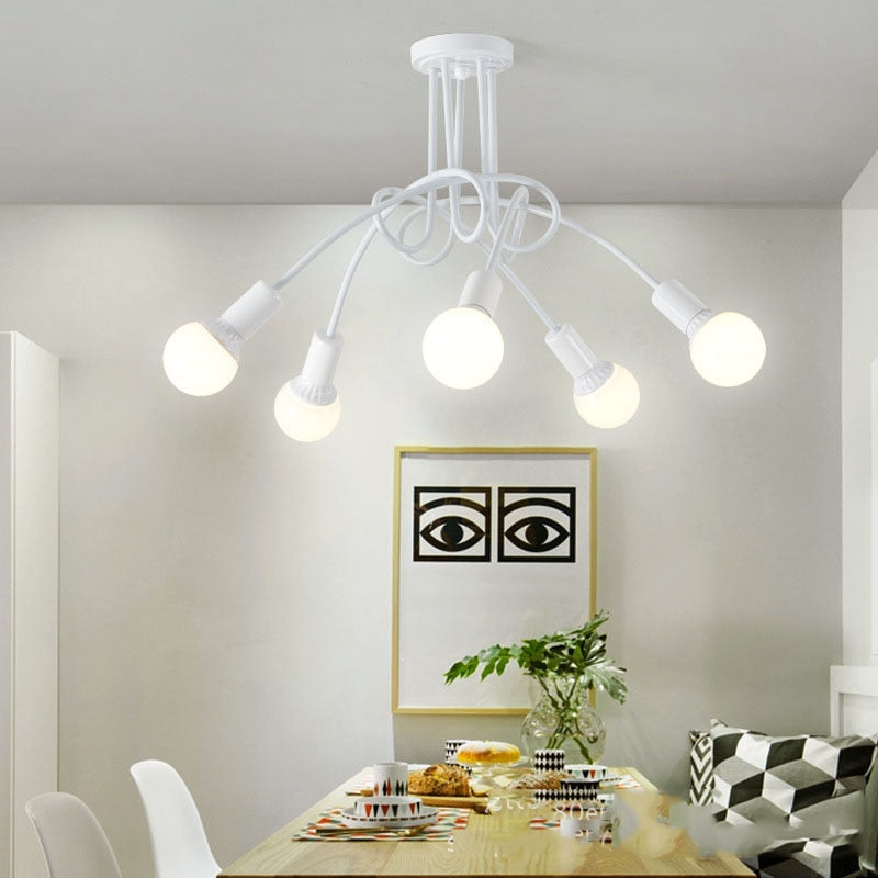 Xc Anon Retro Wrought Iron Chandelier