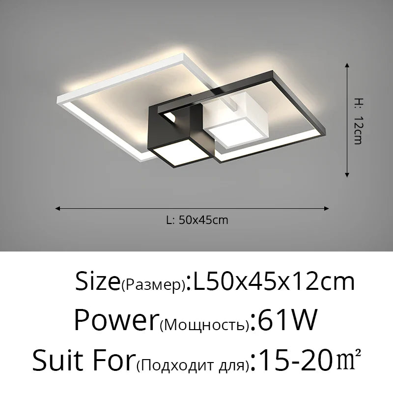 Qiyi Modern Ceiling Chandelier Lights