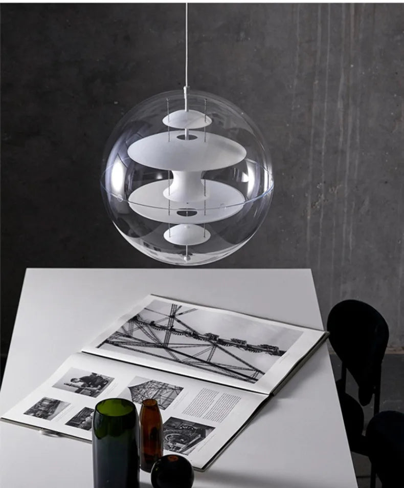 Denmark Nordic Designer Acrylic Planet Pendant Lights